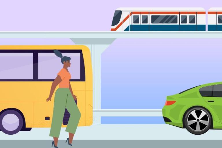 Animated image of transport.